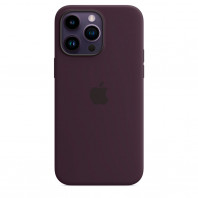 Чехол LUX Silicone Case для iPhone 14 Pro Elderberry with MagSafe